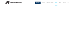 Desktop Screenshot of albertabeerfestivals.com